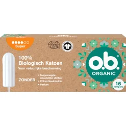 3x OB Organic Cotton Super 16 stuks