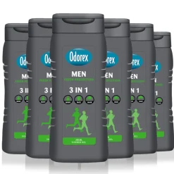 6x Odorex Douchegel For Men 3-in-1 Fresh Protection 300 ml