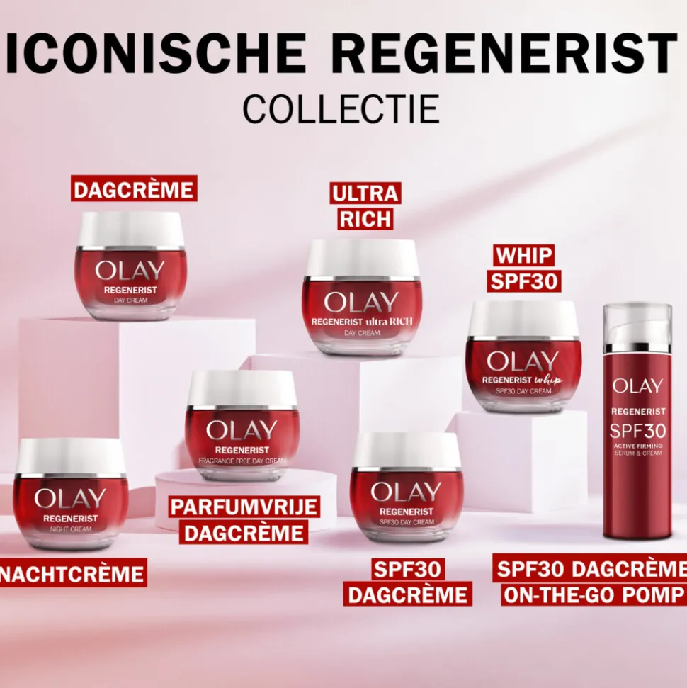 4x Olay Dagcrème Regenerist met SPF30 50 ml