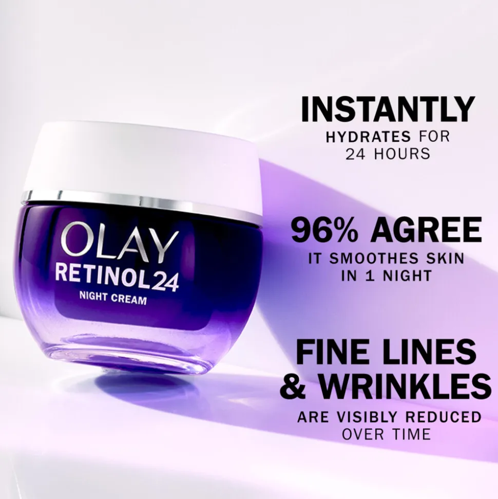 4x Olay Navulling Nachtcrème Retinol 24 50 ml