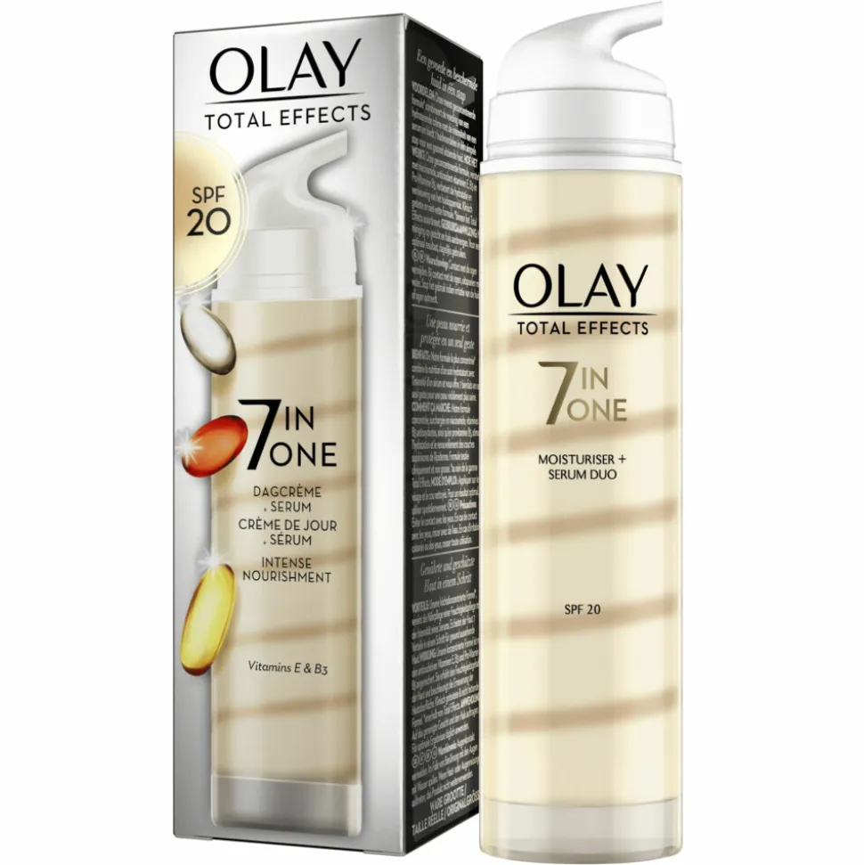 6x Olay Total Effects 7-in-1 Dagcrème + Serum SPF 20 40 ml