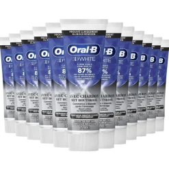 12x Oral-B Tandpasta 3D White Houtskool 75 ml