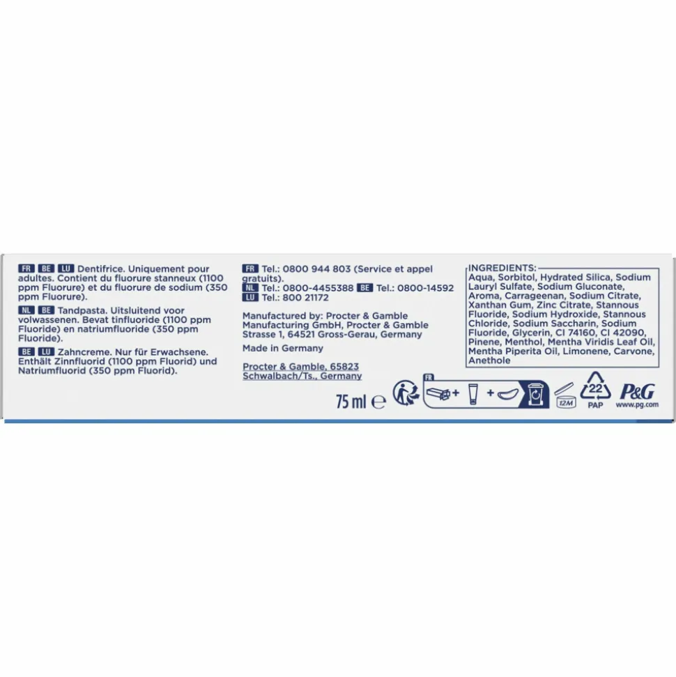 12x Oral-B Tandpasta Pro-Expert Frisse Adem 75 ml