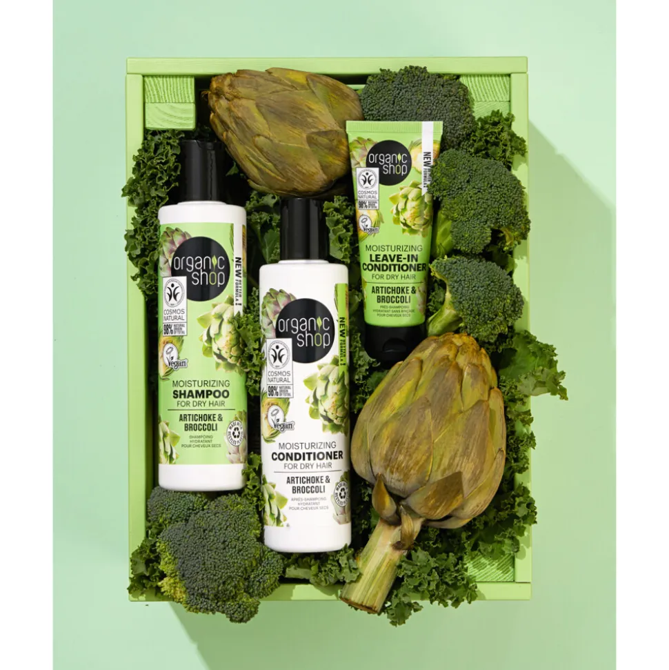 6x Organic Shop Conditioner Artichoke & Broccoli 280 ml