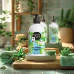 6x Organic Shop Handzeep Aloe and Milk 500 ml