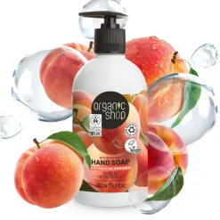 6x Organic Shop Handzeep Rose & Peach 500 ml