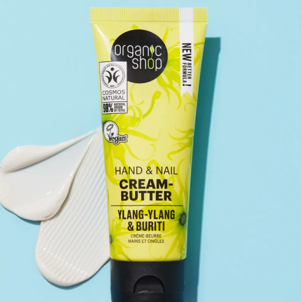 6x Organic Shop Ylang-ylang and Buriti Hand & Nagelcrème 75 ml