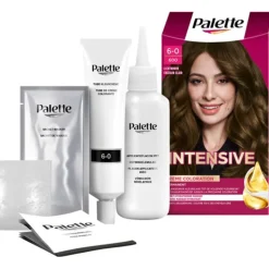 3x Palette Intensive Oil-Care Color Haarkleuring 600 Lichtbruin