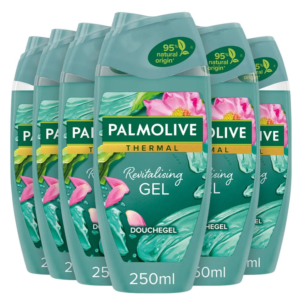 6x Palmolive Douchegel Thermal Revitalising Gel 250 ml