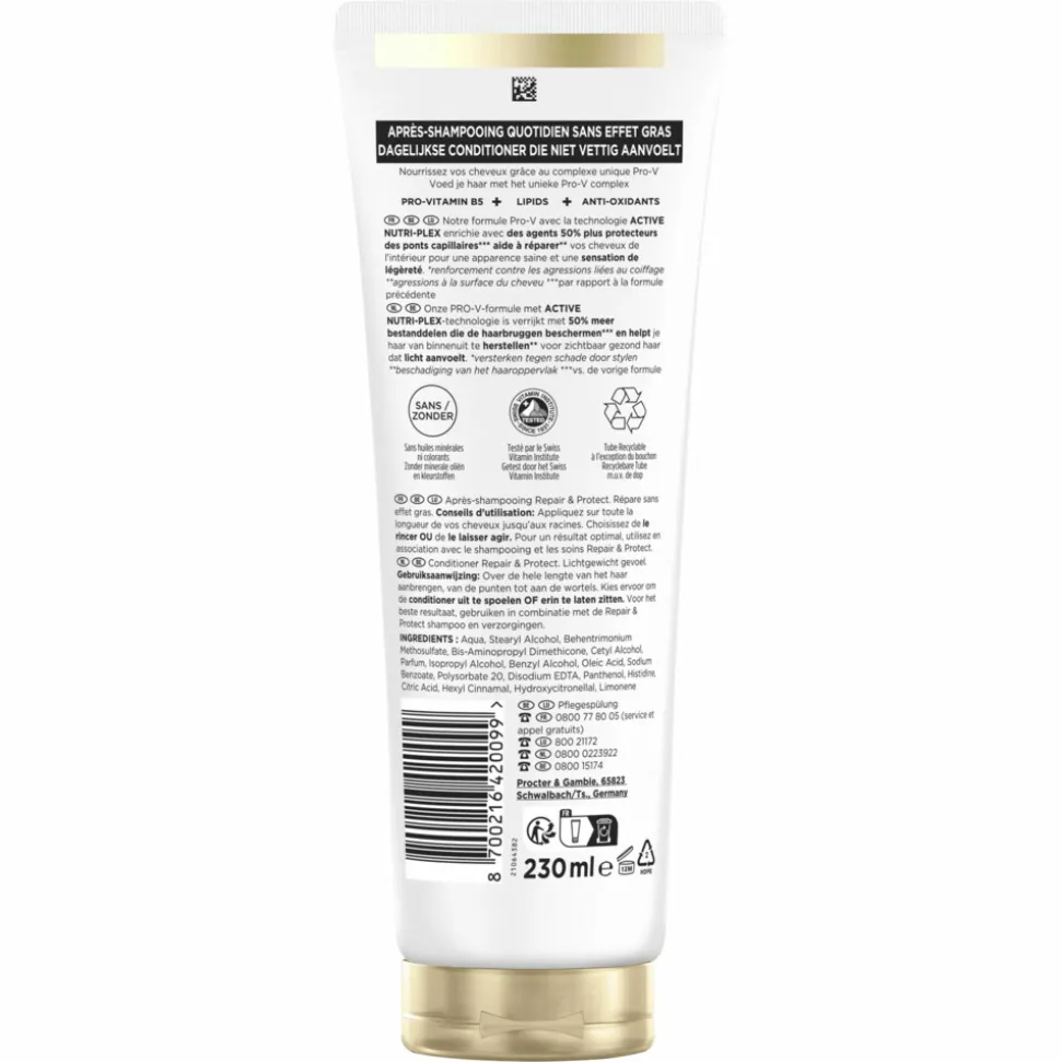 6x Pantene Conditioner Repair & Protect 230 ml