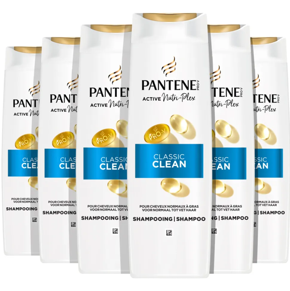 6x Pantene Shampoo Classic Clean 400 ml