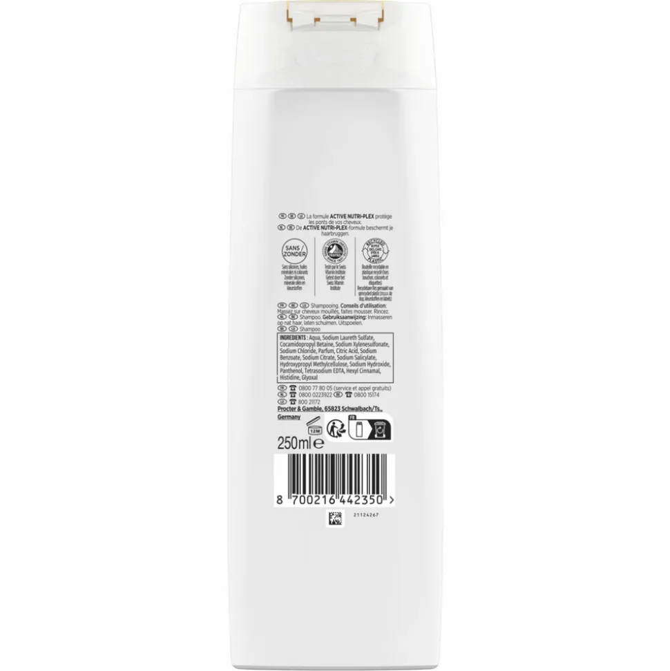 6x Pantene Shampoo Volume 250 ml