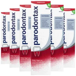 6x Parodontax Tandpasta bij Bloedend Tandvlees Whitening 75 ml