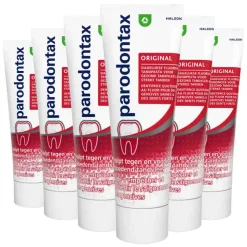 6x Parodontax Tandpasta bij Bloedend Tandvlees Original 75 ml