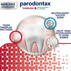 3x Parodontax Tandpasta Tandvlees+ Gevoeligheid & Adem 75 ml