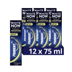 12x Prodent Tandpasta White Now Gold 75 ml