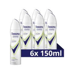 6x Rexona Deodorant Spray Advanced Protection Stress Control 150 ml