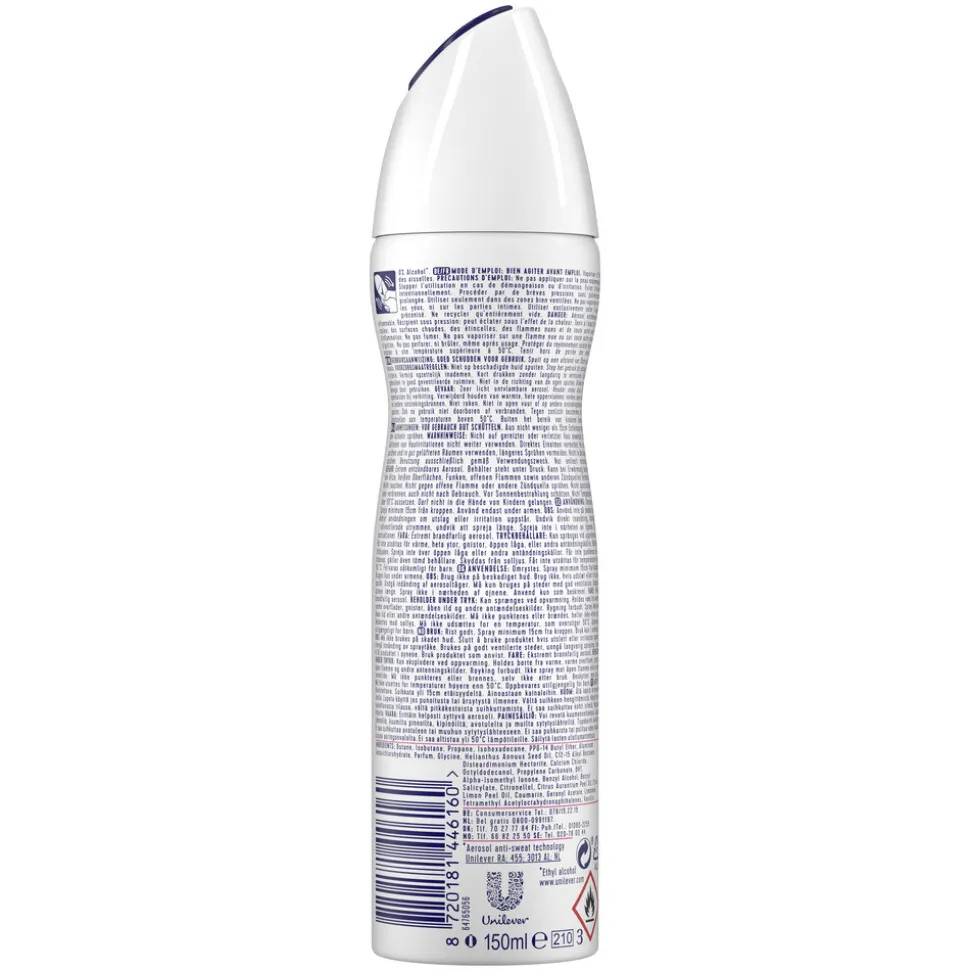 6x Rexona Deodorant Spray Advanced Protection Bright Bouquet 150 ml
