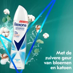 6x Rexona Deodorant Spray Advanced Protection Cotton Dry 150 ml