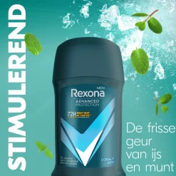 6x Rexona Men Deodorant Stick Advanced Protection Cobalt Dry 50 ml