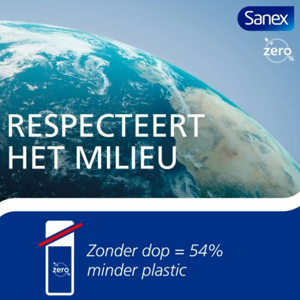 6x Sanex Deodorant Spray Zero% Sensitive Skin 200 ml