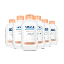 6x Sanicur Douchecrème Sensitive 300 ml