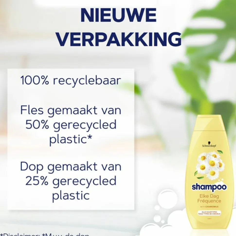 5x Schwarzkopf Elke Dag Shampoo 400 ml