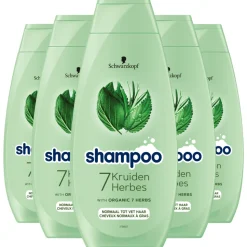 5x Schwarzkopf 7 Kruiden Shampoo 400 ml