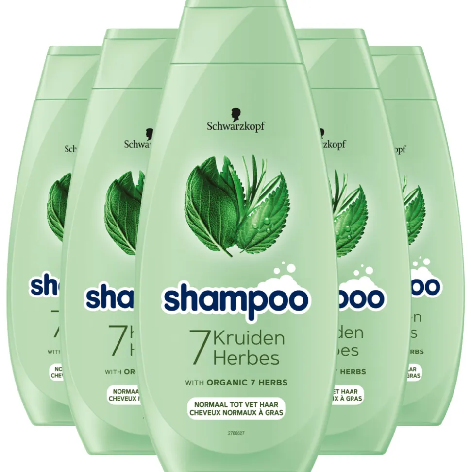 5x Schwarzkopf 7 Kruiden Shampoo 400 ml