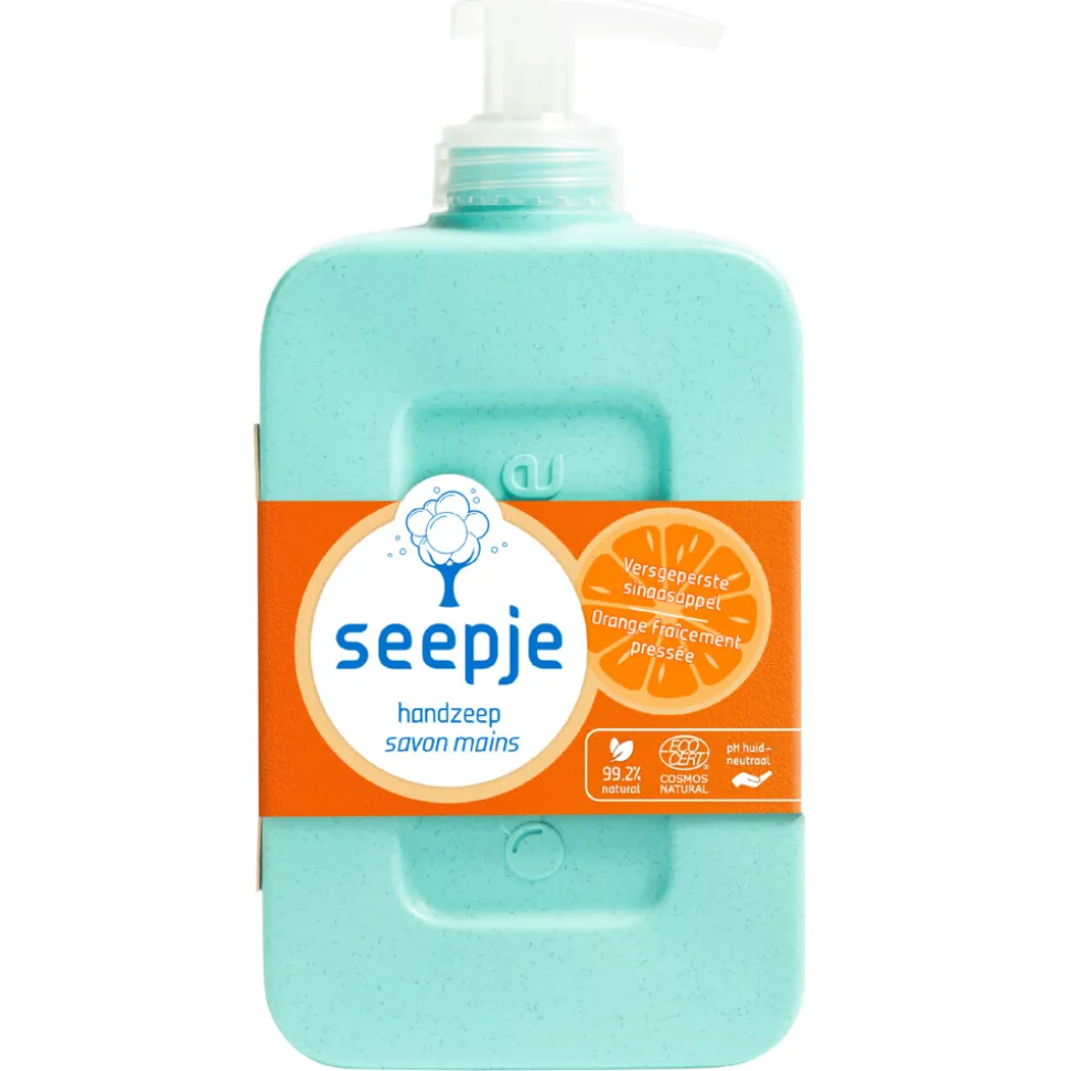 8x Seepje Handzeep Versgeperste Sinaasappel Geur 300 ml