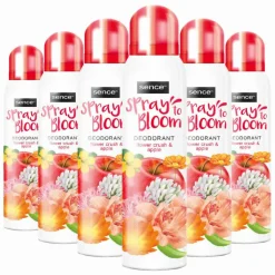 6x Sence Deodorant Flower Crush & Apple 150 ml