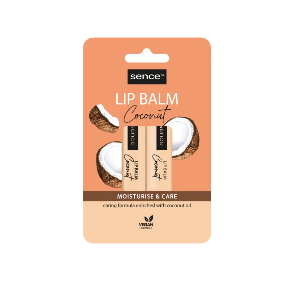6x Sence Lippenbalsem Coconut 2 stuks