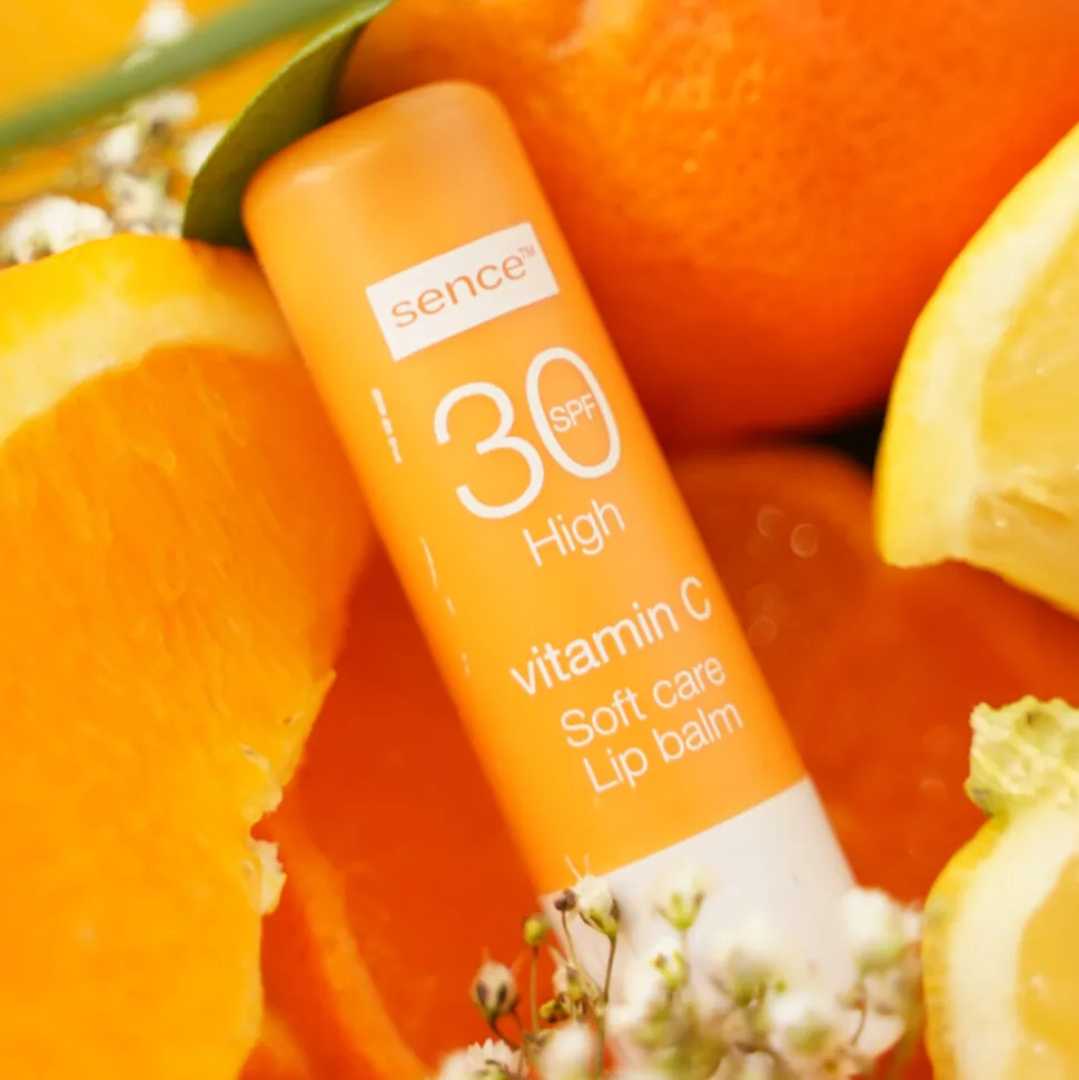 4x Sence Lippenbalsem Vitamine C met SPF 30