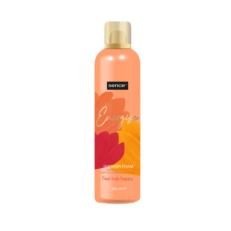 6x Sence of Wellness Shower Foam Energise 200 ml