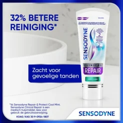 6x Sensodyne Tandpasta Clinical Repair Deep Clean 75 ml