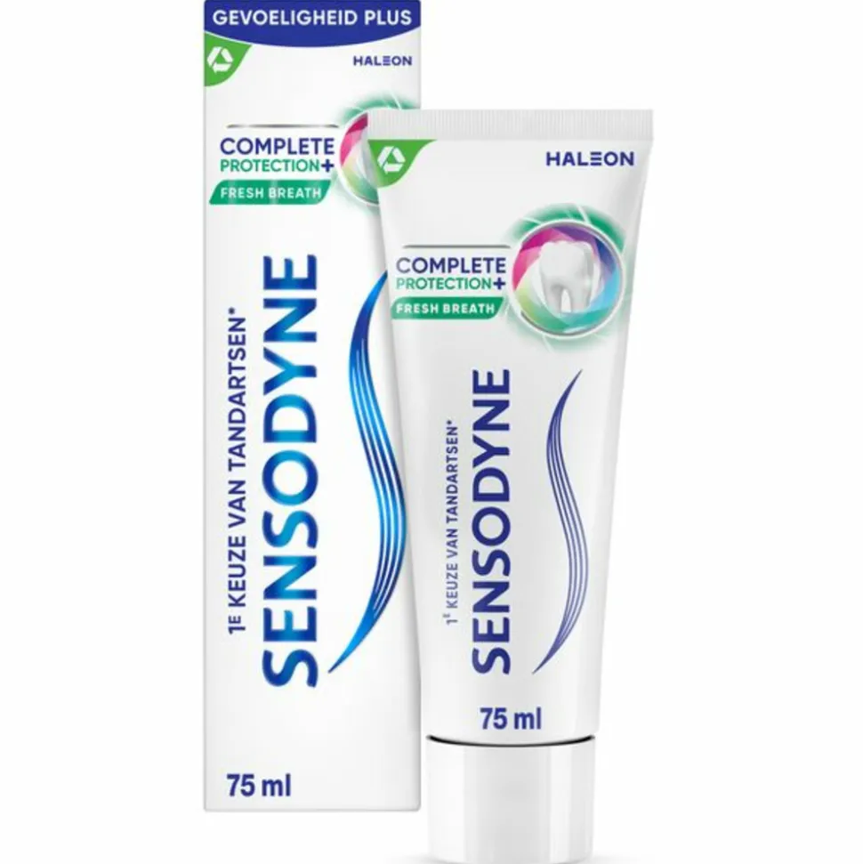3x Sensodyne Tandpasta Complete Protection + Fresh Breath 75 ml