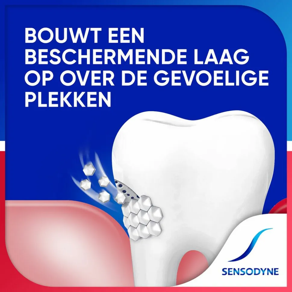 3x Sensodyne Tandpasta Gevoeligheid & Tandvlees Original 75 ml