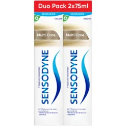 3x Sensodyne Tandpasta MultiCare Duo 2 x 75 ml