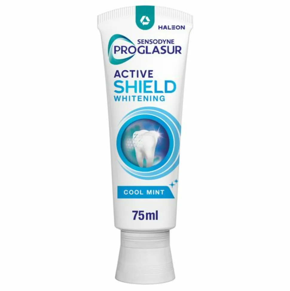 6x Sensodyne Tandpasta ProGlasur Active Shield Whitening 75 ml