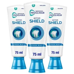 3x Sensodyne Tandpasta ProGlasur Active Shield Fresh Mint 75 ml
