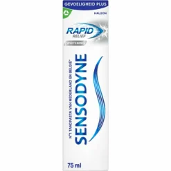 3x Sensodyne Tandpasta Rapid Relief Whitening 75 ml