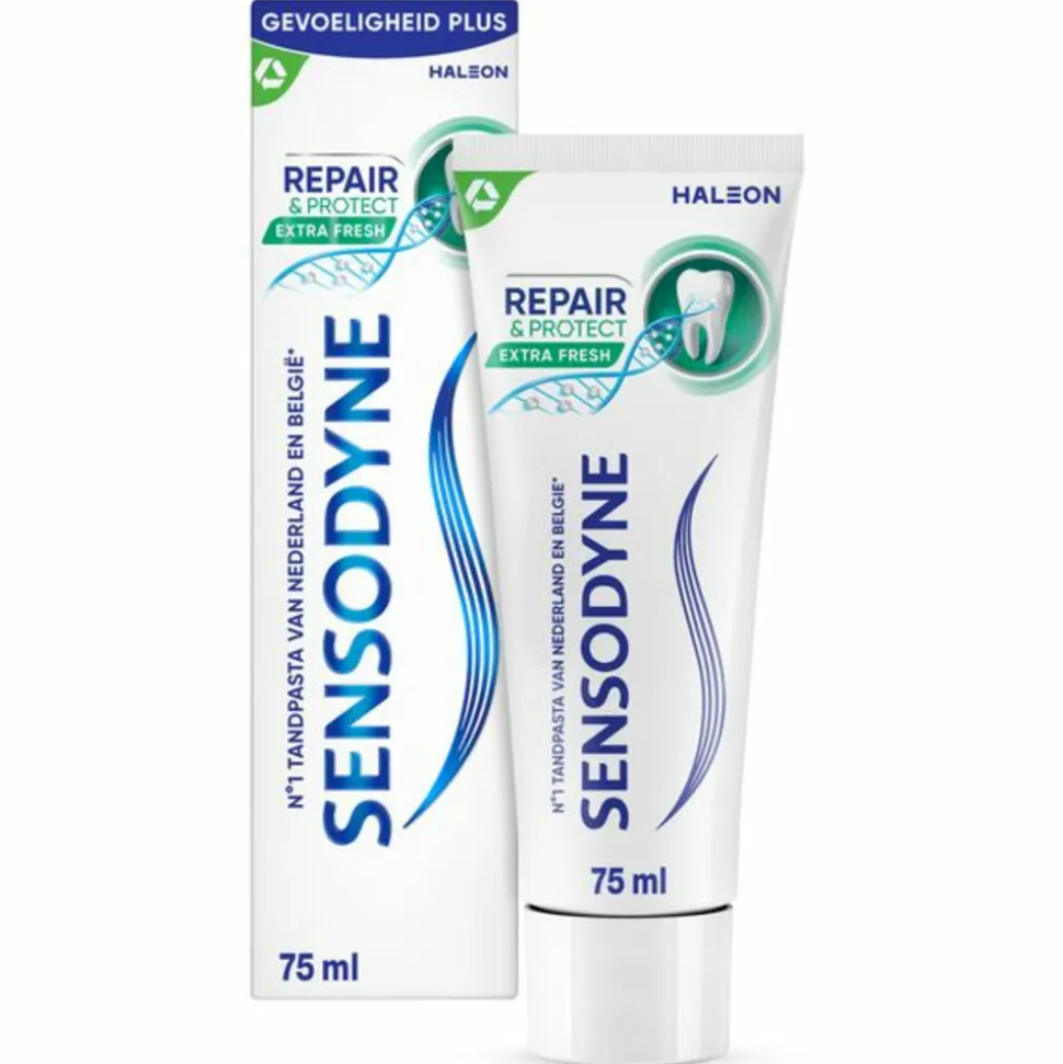 3x Sensodyne Tandpasta Repair & Protect Extra Fresh 75 ml