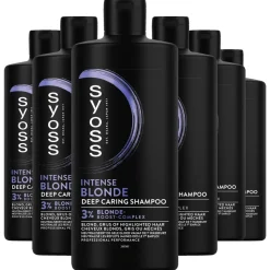 6x Syoss Blonde Shampoo 440 ml