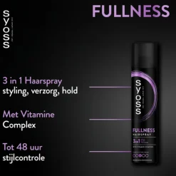 6x Syoss Fullness Haarspray 300 ml