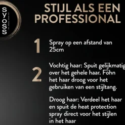 6x Syoss Keratin Heatprotection Spray 200 ml