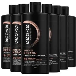 6x Syoss Keratin Shampoo 440 ml