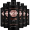 6x Syoss Keratin Shampoo 440 ml