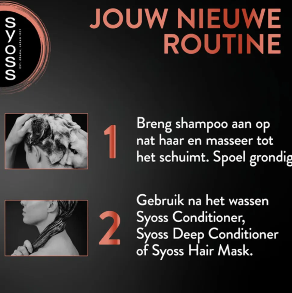 6x Syoss Men Power Shampoo 440 ml