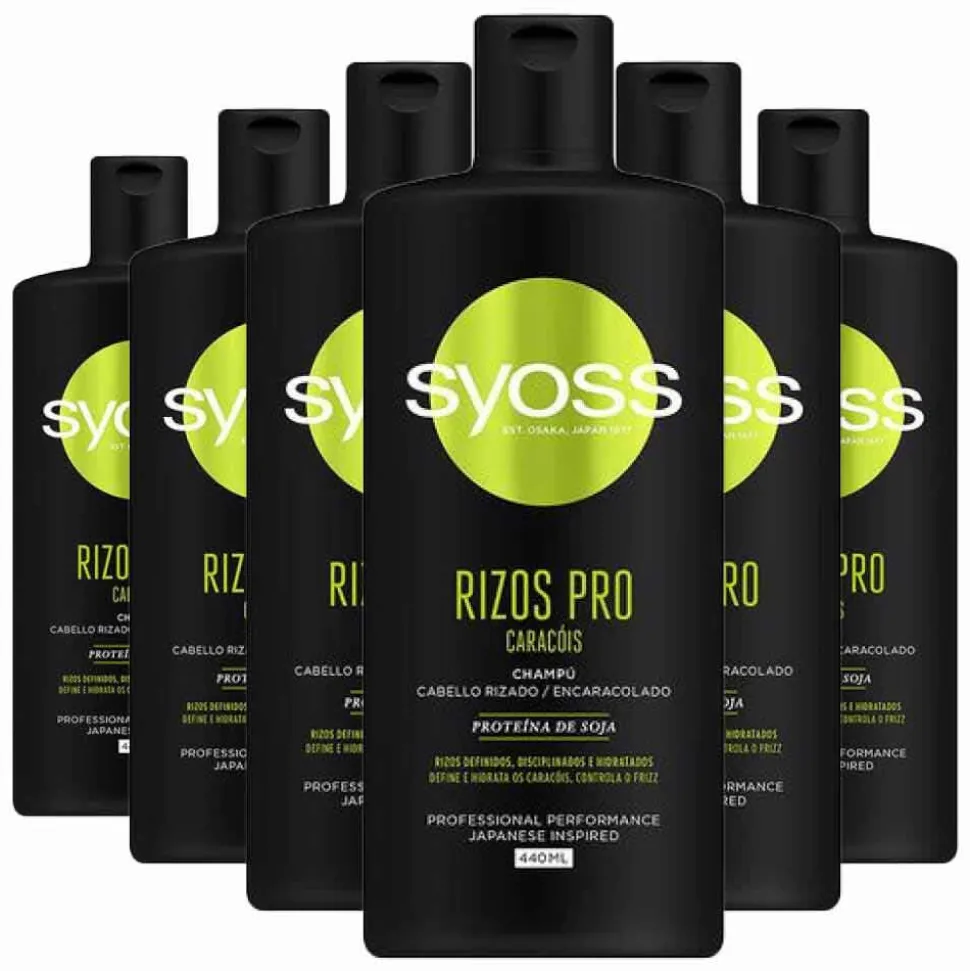 6x Syoss Shampoo Pro Curls 440 ml