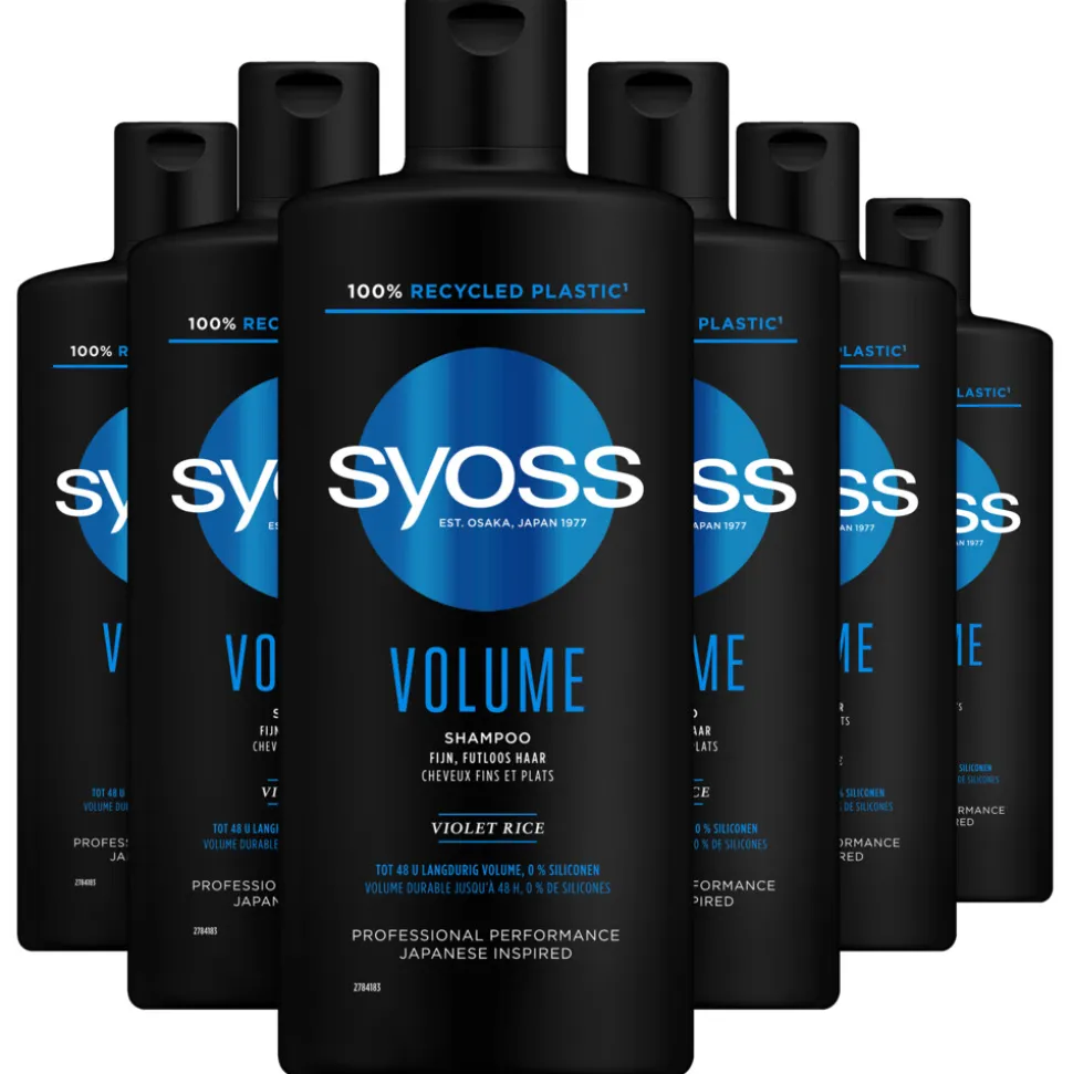 6x Syoss Volume Shampoo 440 ml